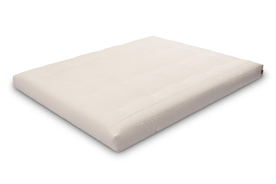 Matratze Futon 160x200 mit Latex-Kokos - Pascall Comfort Relax Hard Ecru
