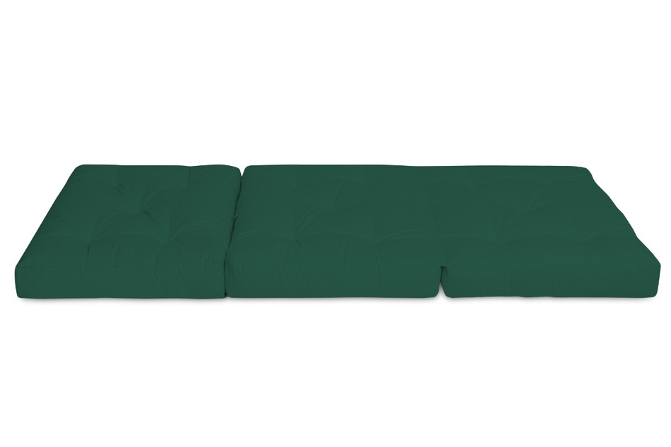 Klappmatratze Futon 80x200 mit Latex - Flex Latex - Pascall Flaschengrün