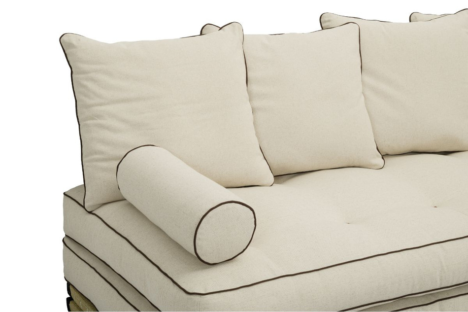 Ecksofa Tatami Medium Duo Latex Kedro 90x200 - Pascall Futon Leinen