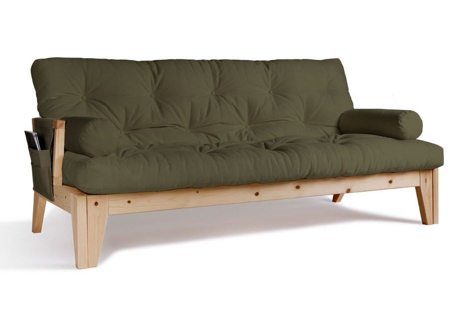 Schlafsofa 200 cm - Sakura - Pascall Futon Khaki