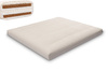 Matratze Futon 180x200 mit Wolle, Latex und Kokos - Pascall Comfort Wool Hard Ecru
