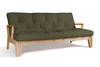 Schlafsofa 200 cm - Sakura - Pascall Futon Khaki
