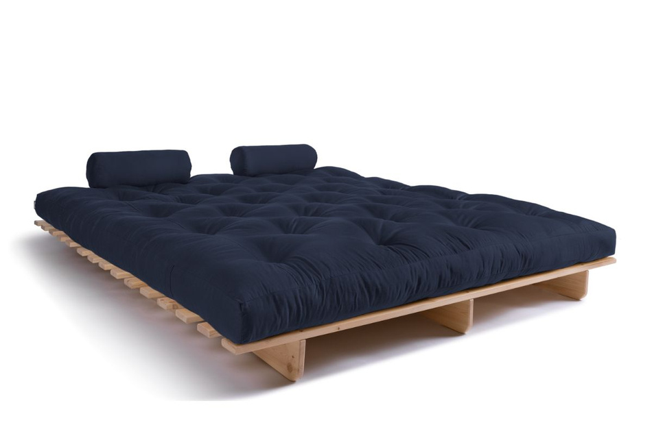 Schlafsofa 180x200 - Slim Exclusive Classic - Pascall Futon Marineblau