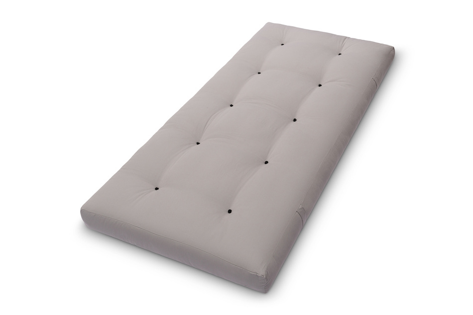 Matratze Futon 90x200 mit Latex - Pascall Medium Duo Latex Grau