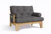 Sessel Sakura - Pascall Futon Grau