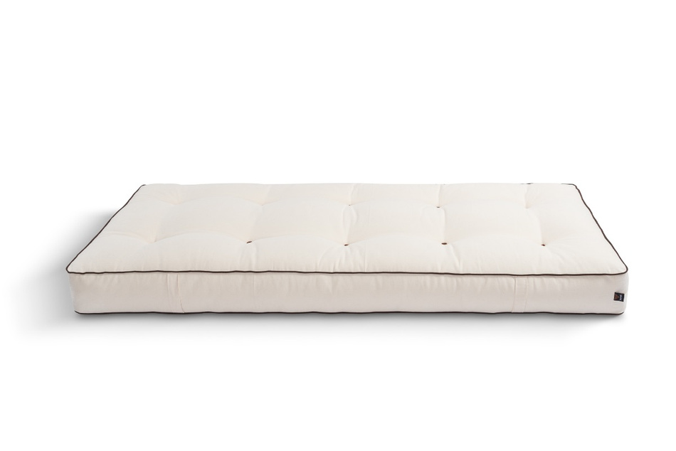 Matratze Futon 90x200 mit Latex-Kokos - Pascall Comfort Relax Hard Kedro Ecru