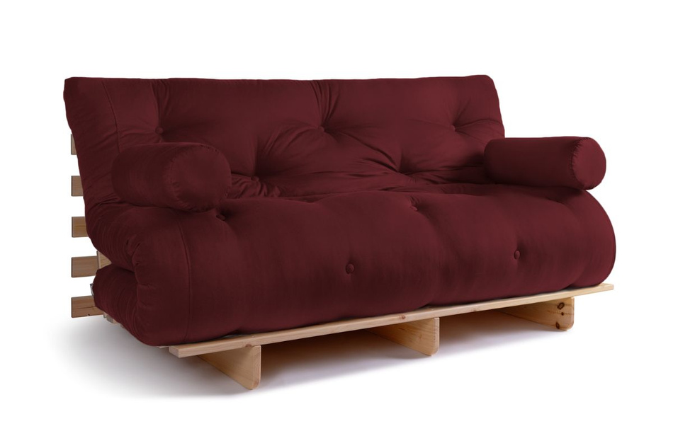 Schlafsofa 160x200 - Slim Basic Classic - Pascall Futon Bordeaux