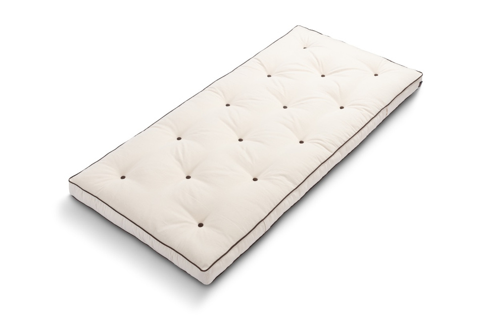 Matratze Futon 90x200 - Pascall Slim Natural Kedro Ecru