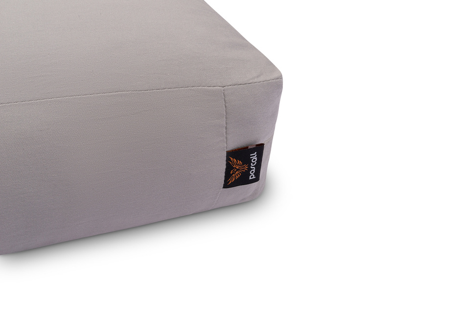 Matratze Futon 140x200 mit Wolle, Latex und Kokos - Pascall Comfort Wool Grau