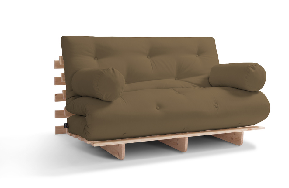 Ausziehbares Gartensofa 180x200 – Freedom Classic – Pascall Futon Marron Light