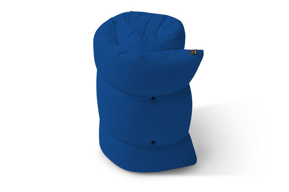 Matratze Futon 90x200 - Pascall Travel Natural Blau