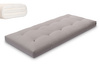 Matratze Futon 90x200 mit Latex - Pascall Medium Duo Latex Grau