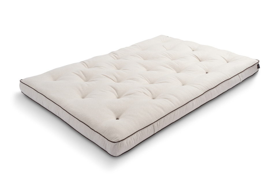 Matratze Futon 140x200 - Pascall Slim Natural Kedro Leinen