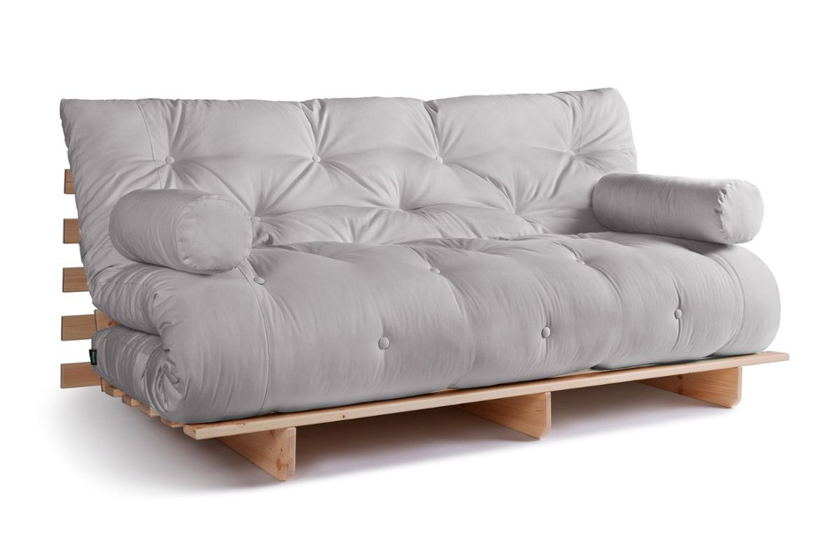Schlafsofa 180x200 - Slim Comfort Classic - Pascall Futon Tauben-Glow