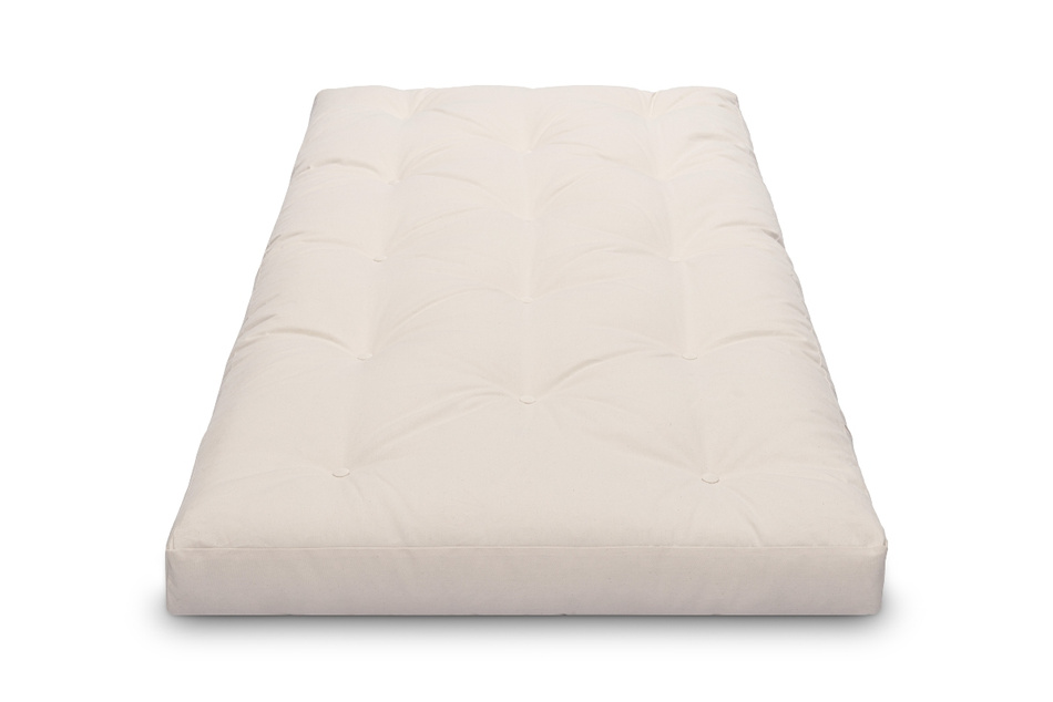 Matratze Futon 90x200 - Pascall Slim Natural Flaschengrün