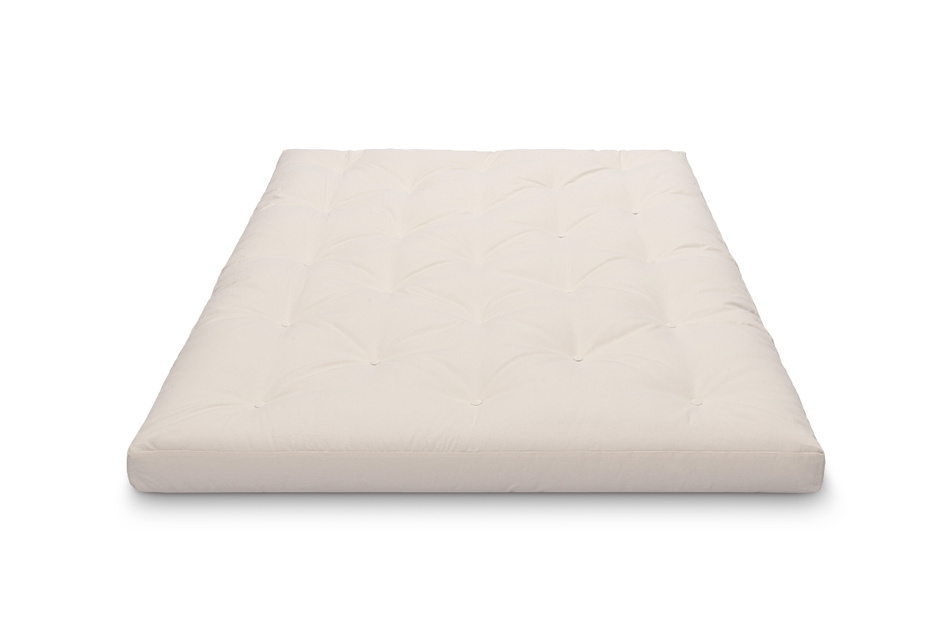 Matratze Futon 140x200 - Pascall Slim Natural Ecru