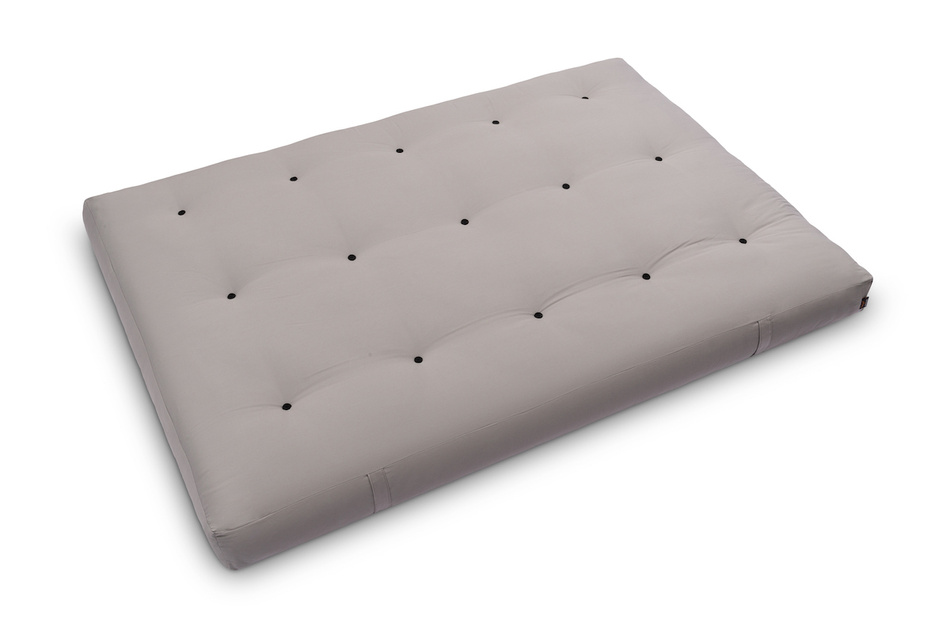 Matratze Futon 140x200 mit Latex - Pascall Medium Latex Grau