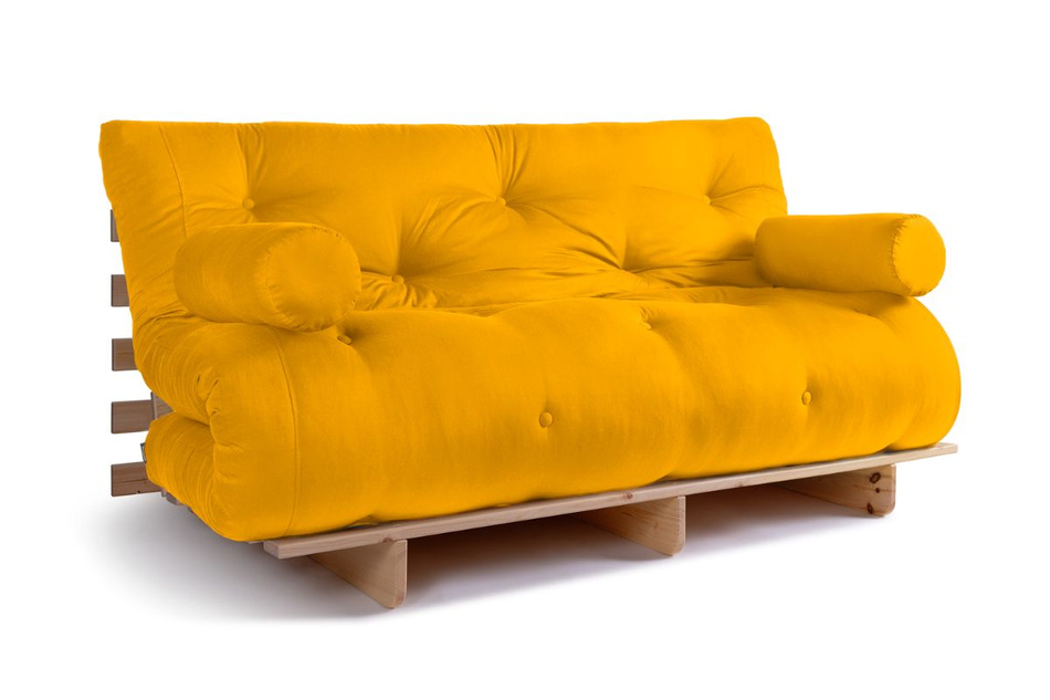 Schlafsofa 160x200 - Slim Comfort Classic - Pascall Futon Honig