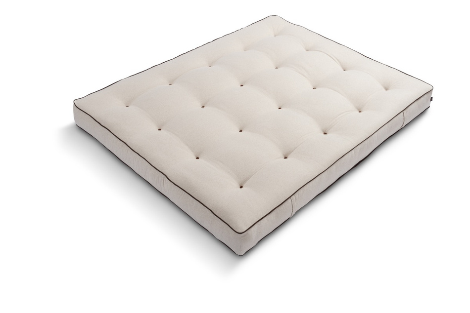 Matratze Futon 160x200 mit Wolle, Latex und Kokos - Pascall Comfort Wool Hard Kedro Leinen