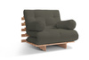 Ausziehbares Gartensofa 90x200 – Freedom Classic – Pascall Futon Piedra