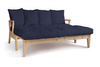 Schlafsofa 200 cm - Sakura - Pascall Futon Marineblau