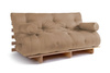 Schlafsofa 160x200 - Slim Comfort Classic - Pascall Futon Beige
