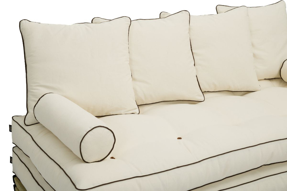 Ecksofa Tatami Medium Natural Kedro 70x200 - Pascall Futon Ecru