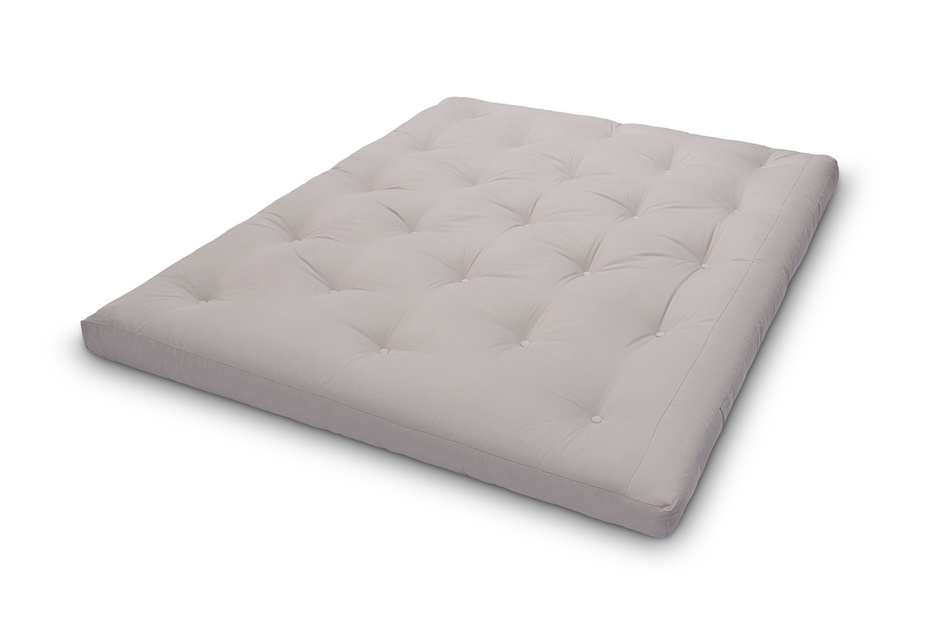 Matratze Futon 160x200 - Pascall Slim Natural Grau