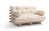 Ausziehbares Gartensofa 140x200 – Freedom Classic – Pascall Futon Beige